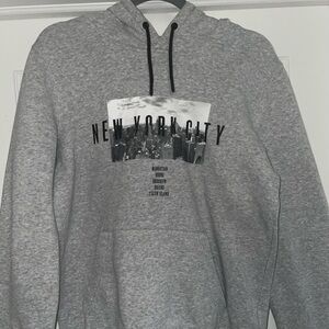 Gray New York Hoodie